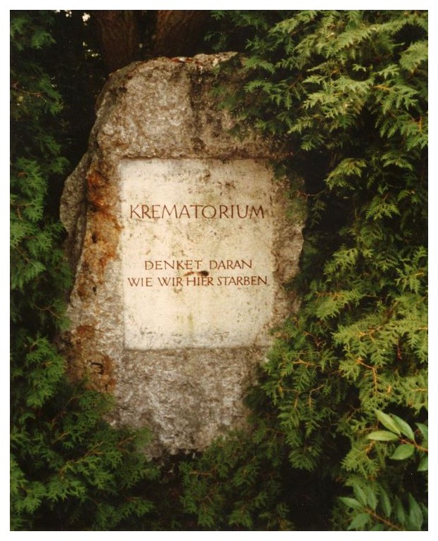 Camp de Dachau KOMGNb-inscription-crematorium