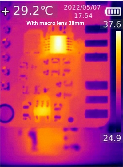 Mode macro sur caméra thermique Uni-T UTi690B ou UTi260B 22050803052612779417887470