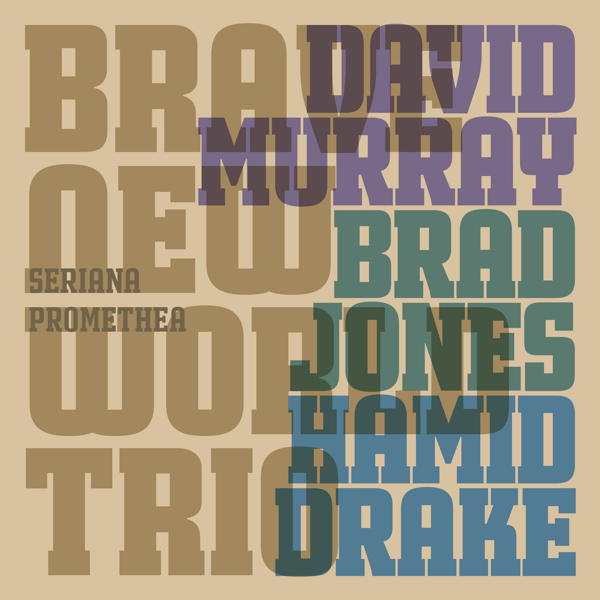 DAVID MURRAY BRAVE NEW WORLD TRIO with Brad Jones and Hamid Drake - Seriana promothea