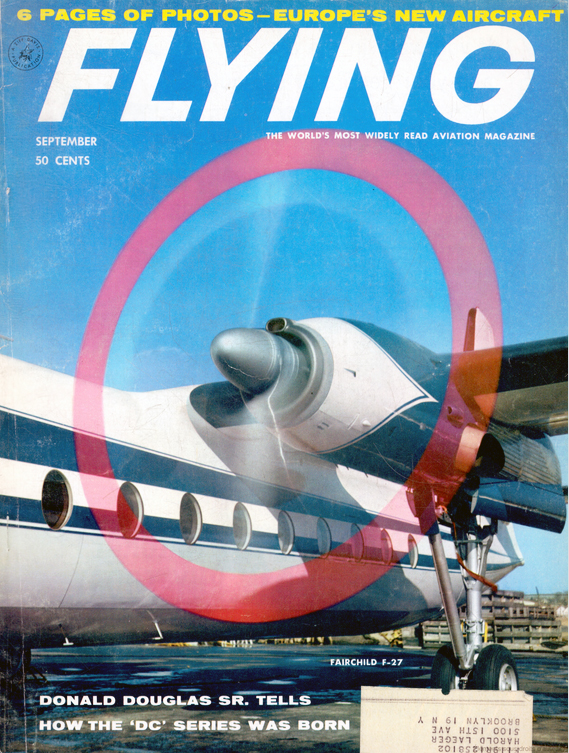 Couverture Flying sep 1959