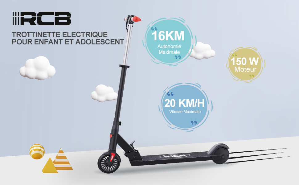 240€ sur RCB électrique, Seul 8KG Pliable Electrique, Deux Types Freins