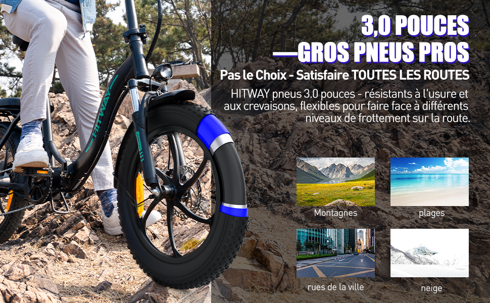 HITWAY Vélo électrique Twist Throttle, Accélérateur Demi-Torsion pour vélo  électrique E-Bike Accessoires - Conforama