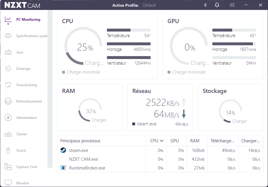 Pendant un telechargement