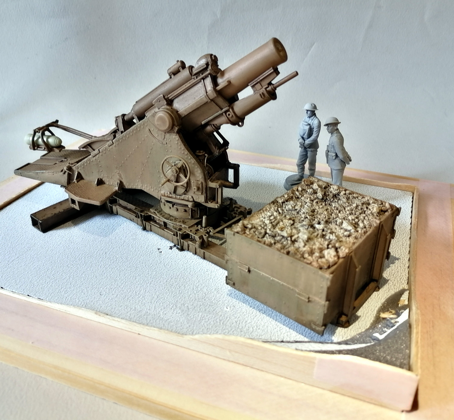 Mortier de 9,2 inch 1/35 Resicast Pkw3Ob-Howitzer53