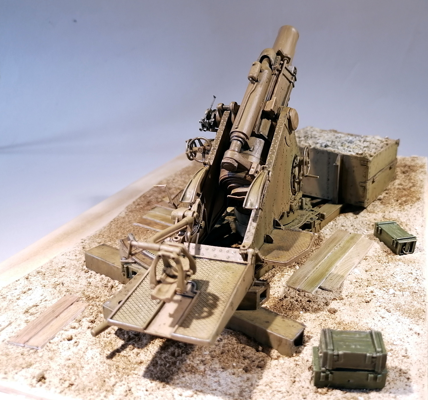 Mortier de 9,2 inch 1/35 Resicast Skw3Ob-Howitzer60