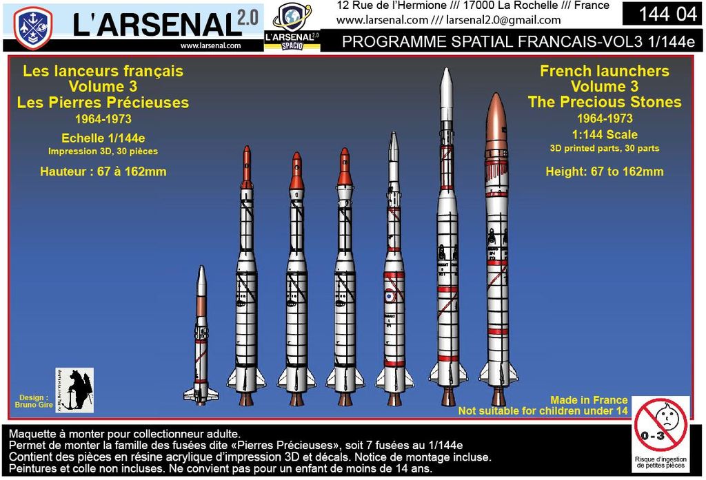 Le Programme spatial français 1950-1975 au 144e - L'Arsenal 2.0 KbN3Ob-2022-09-144-04