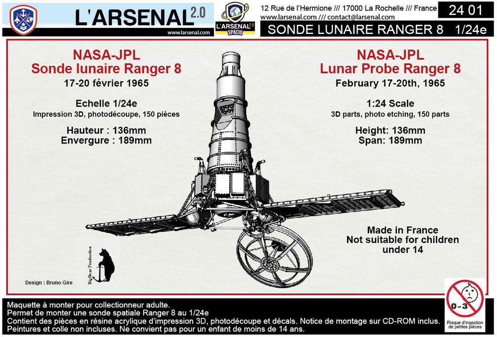 Le Programme spatial français 1950-1975 au 144e - L'Arsenal 2.0 T6N3Ob-2022-09-24-01-Ranger-8