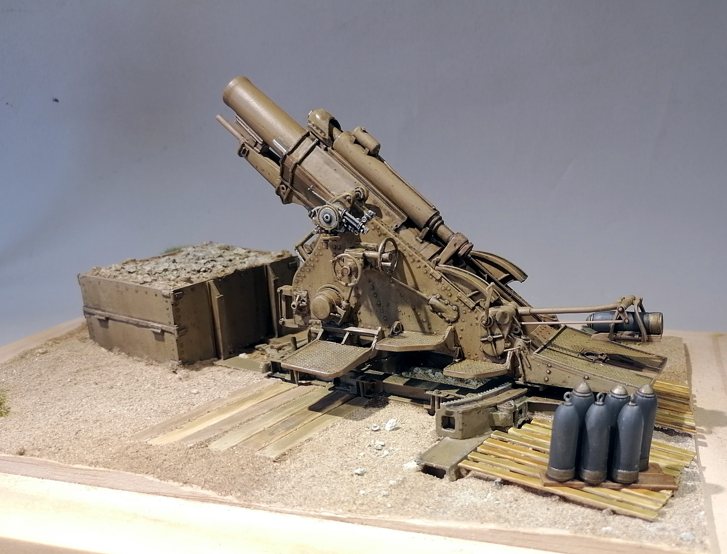 Mortier de 9,2 inch 1/35 Resicast FAE5Ob-Howitzer66