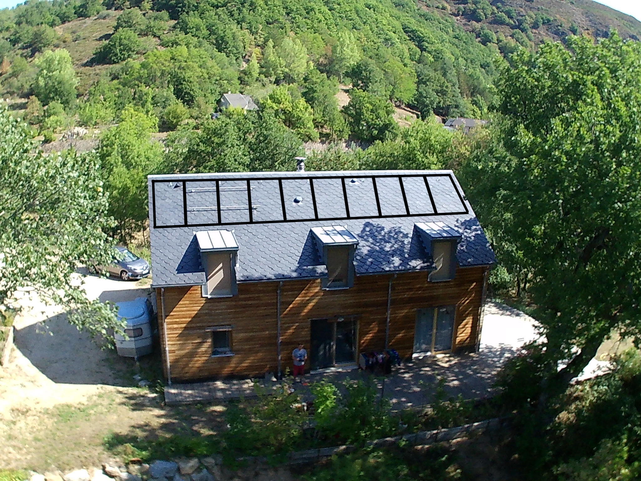 vue avec les panneaux