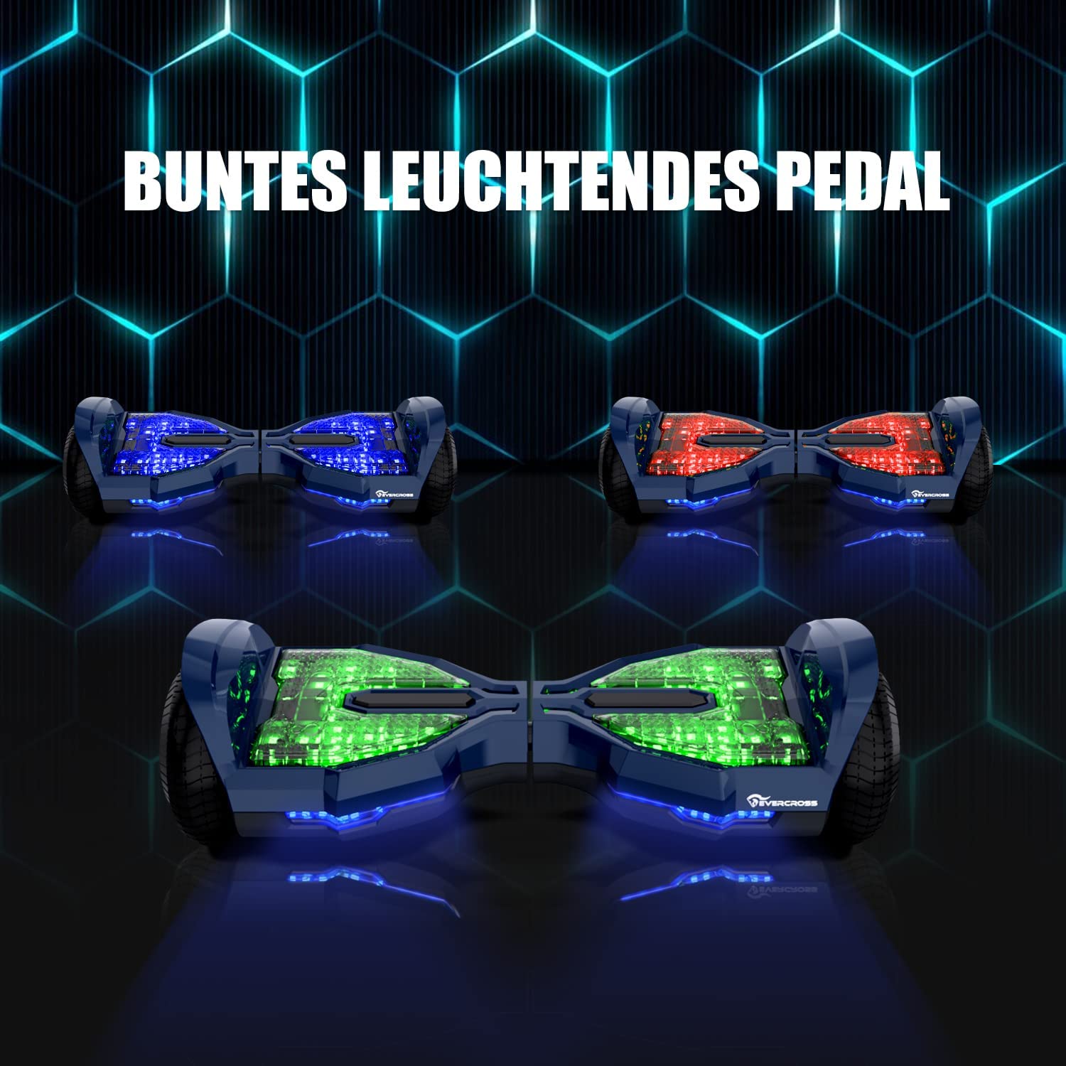 Evercross hoverboards 6,5 pouces avec siège,hoverboards bluetooth