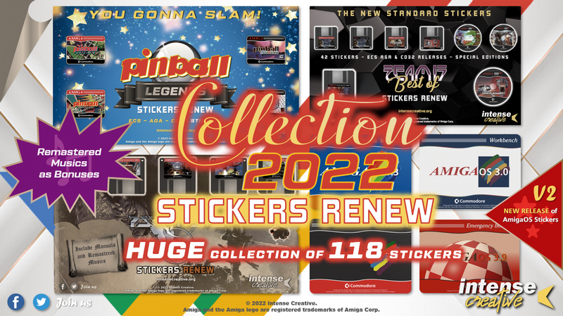 Stickers Renew Amiga Collection 2022 22102204040423955818032628