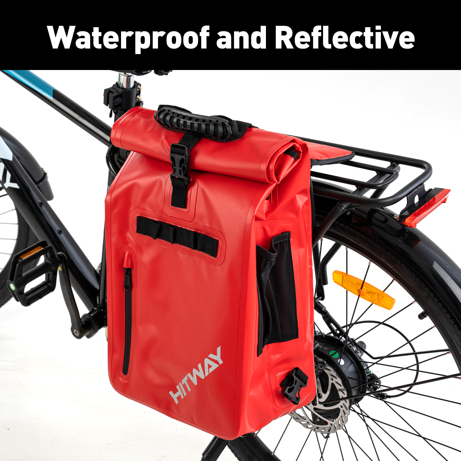 Hitway sacoche polyvalent de vélo 29l, 3 en 1 sac de vélo étanche pour vélo  roue arrière, sac pour les randonnées à vélo et les voyages(black) -  Conforama