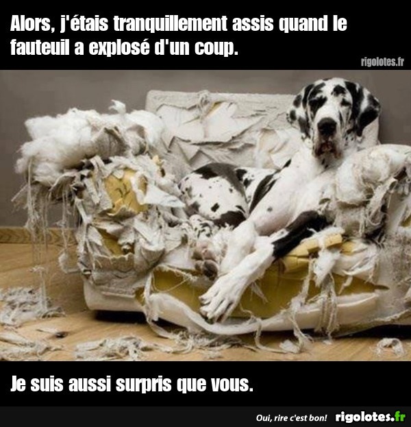 Alors, j'?tais tranquillement..
