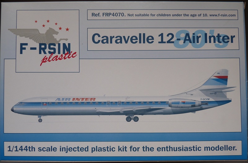 Caravelle 12 Air Inter  F-RSIN Plastic  1/144 2212080510085669818065546