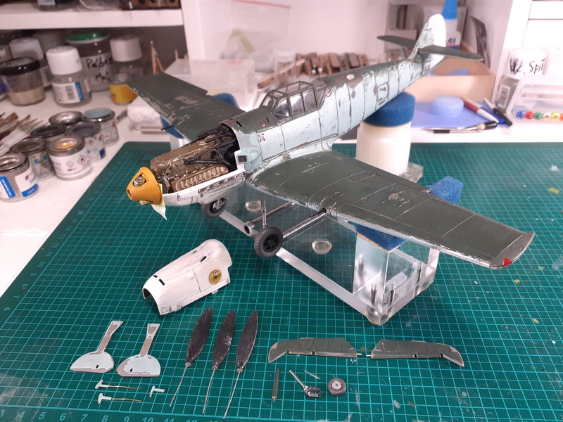 [Matchbox] 1/32 - Messerschmitt Bf 109 E-4    (restauration)   (VINTAGE)   (bf109) 22121811162024598718071899