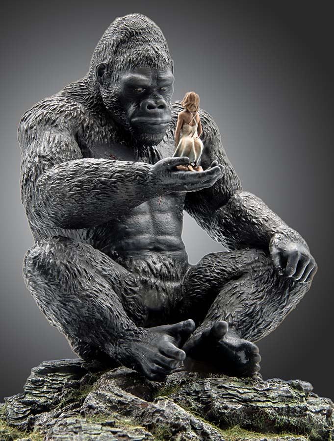King Kong et la belle - impression 3D 22122006432114703418073567