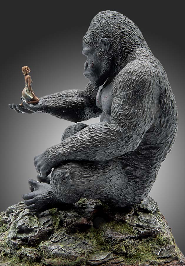 King Kong et la belle - impression 3D 22122006432214703418073569