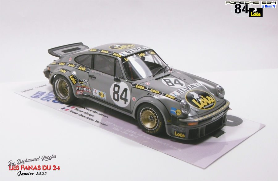 Porsche 934 - 1/24e [Tamiya / Renaissance] - Le Mans 79 - n°84 - XeMmPb-934-Lois-fini6