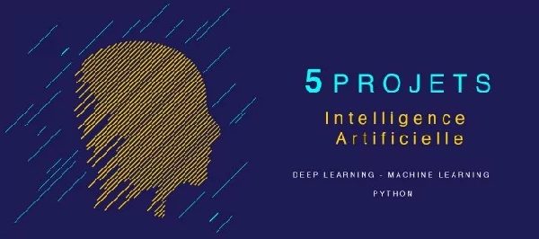 Intelligence Artificielle- 5 projets complets et pratiques en Python