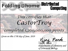 certifs plieurs - CastorTroy certif=1,2Gpts