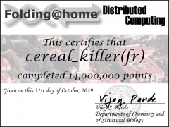 certifs plieurs - cereal_killer(fr) certif=14Mpts