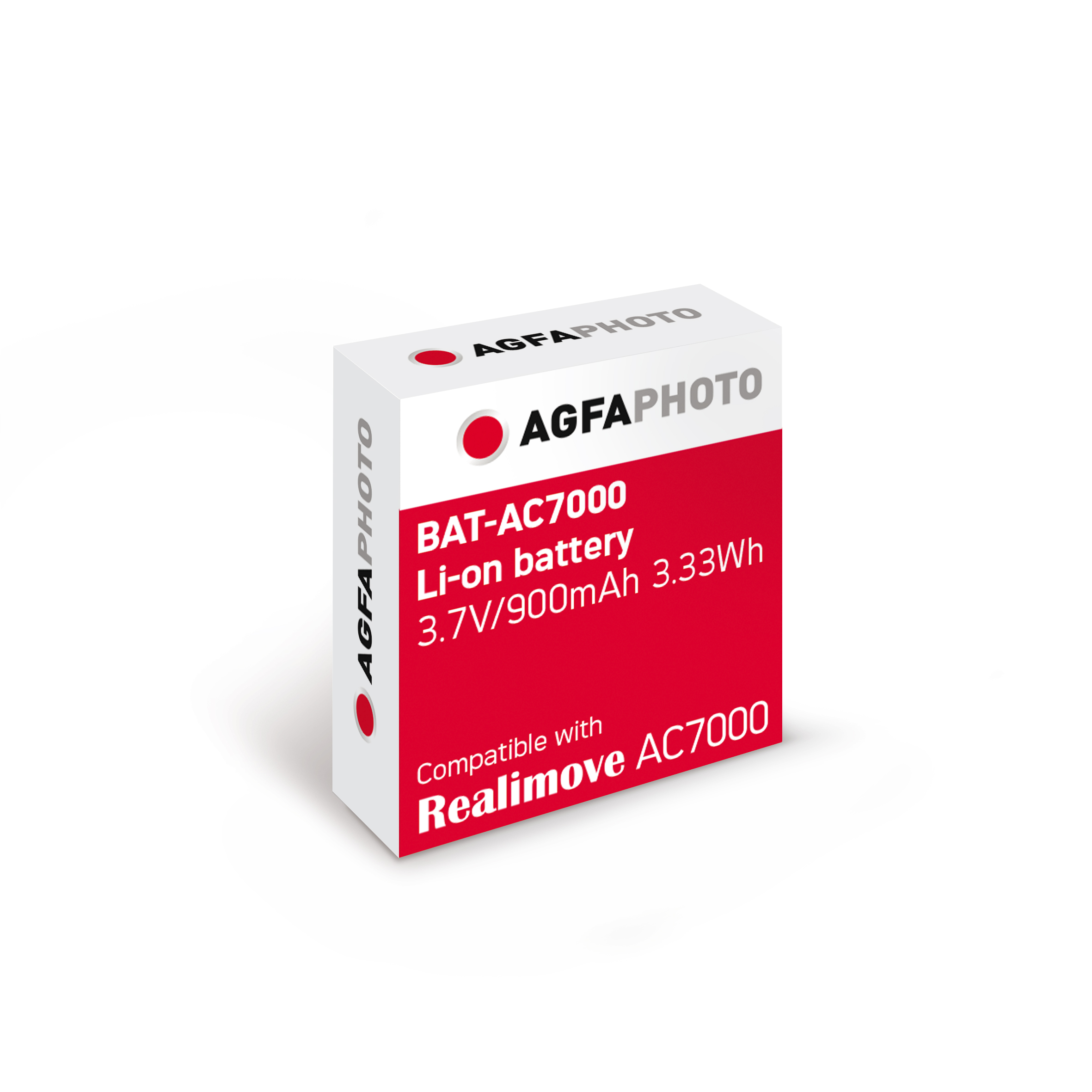 AGFA PHOTO - Batterie Li-on compatible Action Cam Agfa AC7000 ...