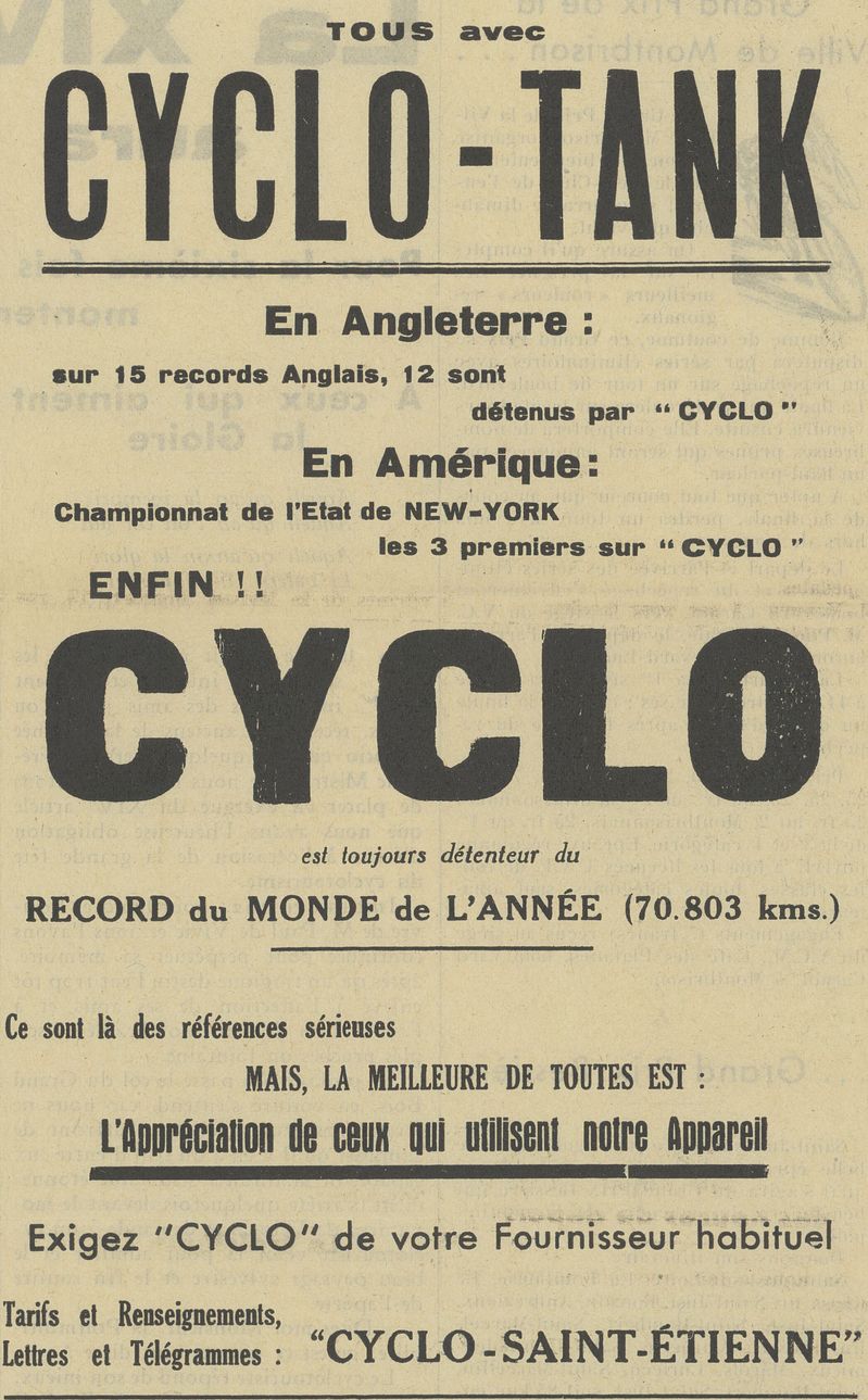 Dérailleur Arrière Cyclo 3 Vitesses – Pièce Vélo Vintage D'occasion