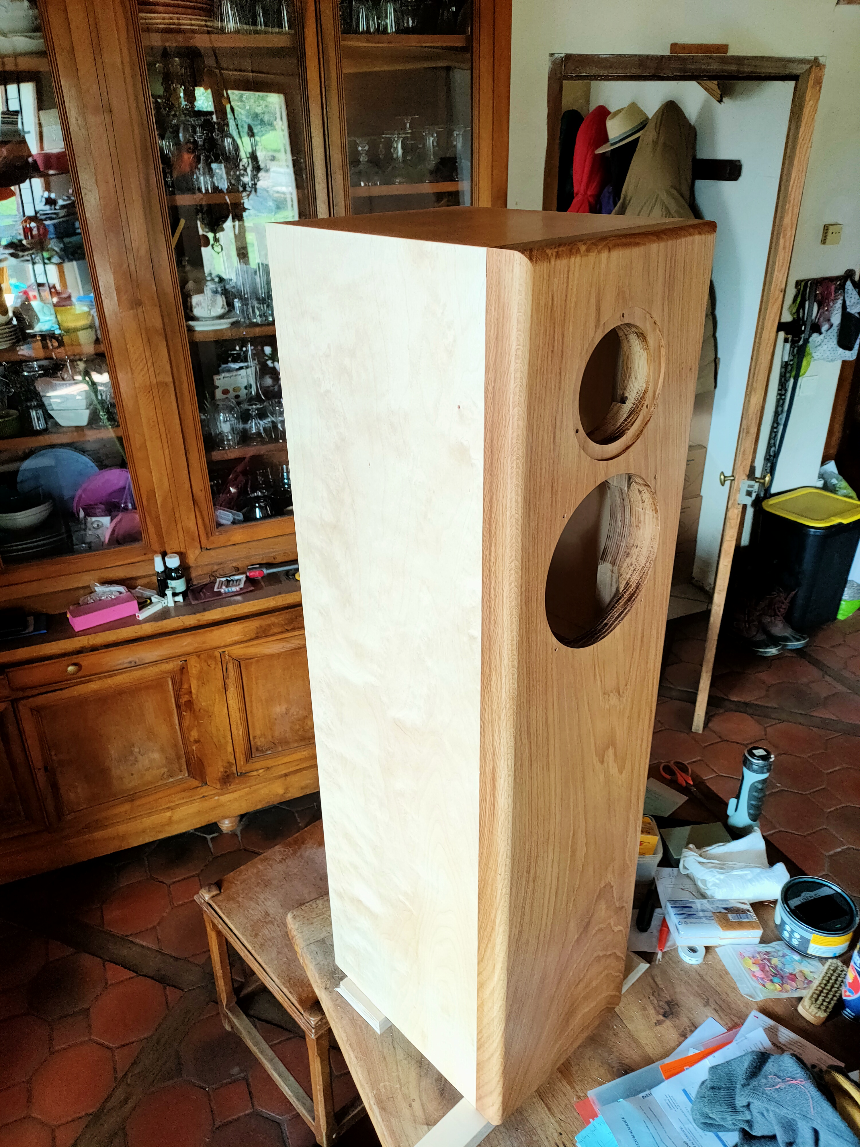 enceinte FH en cours de finition 2