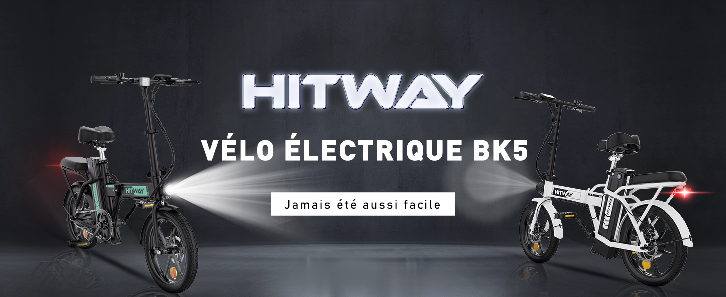 Hitway vélo électrique blanc, vtt électrique, 26 ville e-bike adulte, vélo  électrique avec batterie amovible 36v 11.2ah, shimano 7 vitesses, autonomie  35-70km - Conforama