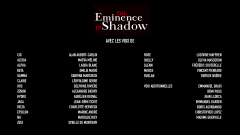 Carton de doublage - The Eminence in Shadow - The Eminence in Shadow - Carton de doublage 2 - EP1 à EP6