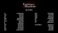 Carton de doublage - The Eminence in Shadow - The Eminence in Shadow - Carton de doublage 2 - EP7 à EP13