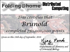 certifs plieurs - Brunold certif=750Mpts