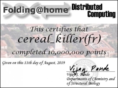 certifs plieurs - cereal_killer(fr) certif=10Mpts