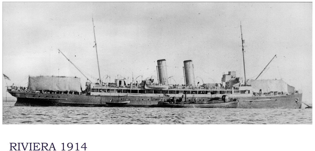 HMS Riviera, porte-hydravions britannique improvisé, 1914, RMS 2fAuQb-Riviera-116