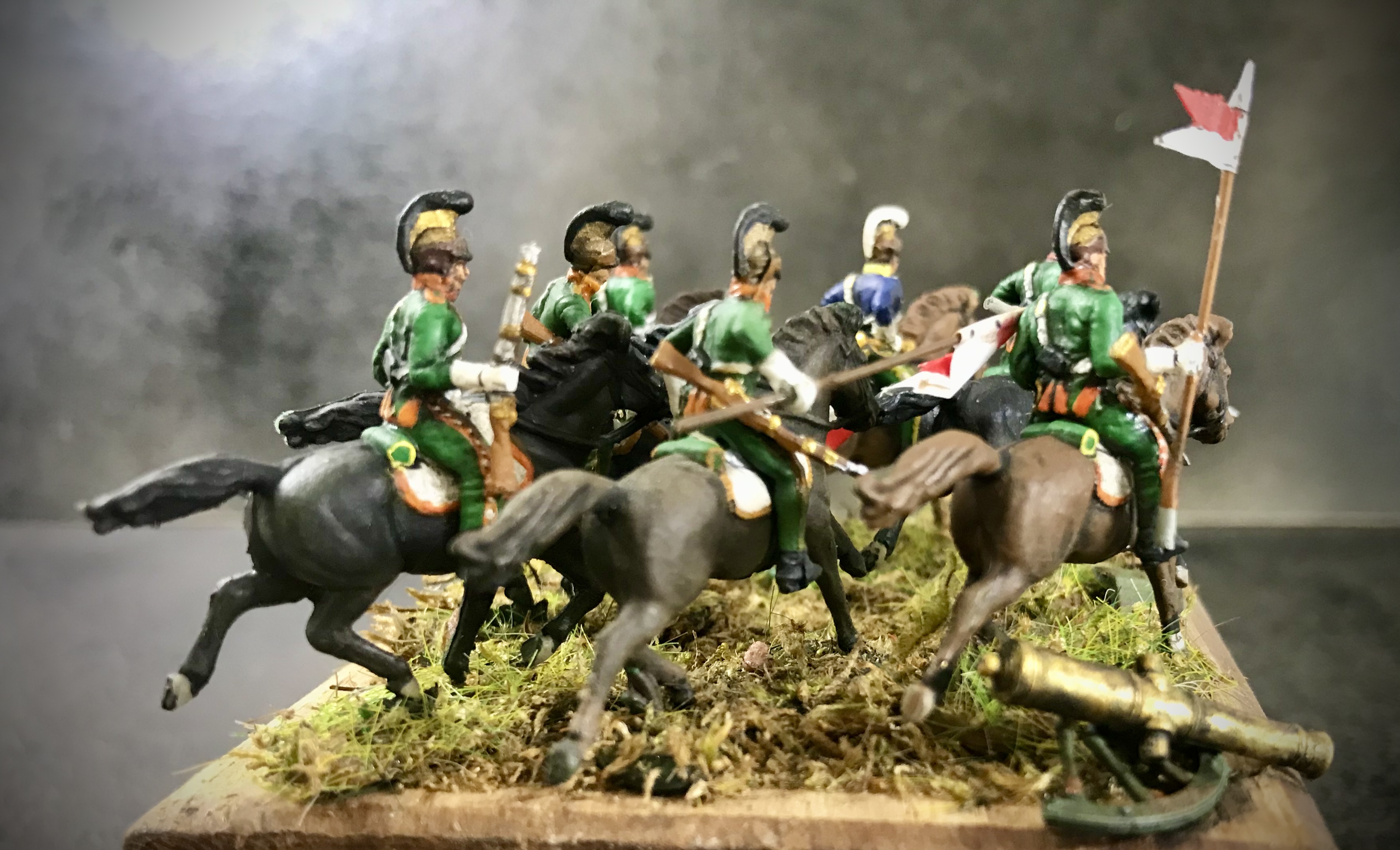 La charge du 2ème chevaux légers lanciers à Waterloo 23071911363122964318216019
