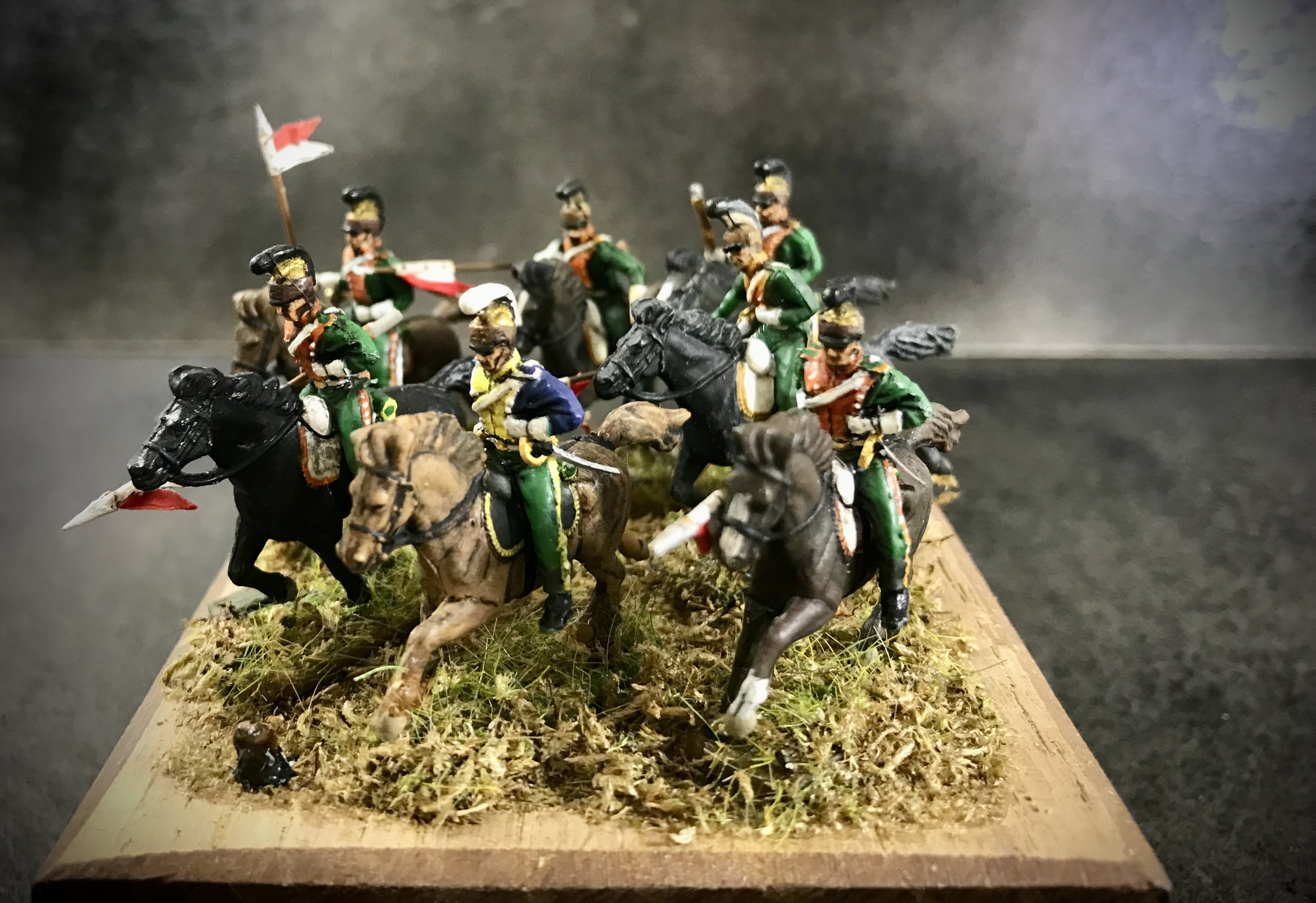 La charge du 2ème chevaux légers lanciers à Waterloo 23071911363222964318216020