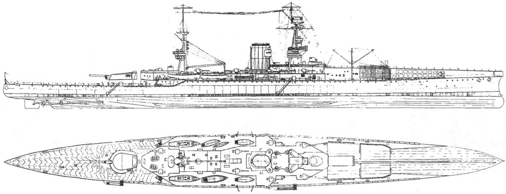 [JAPON] Cuirassé YAMATO (1941) - Page 2 6SUxQb-HMS-Furious-18in