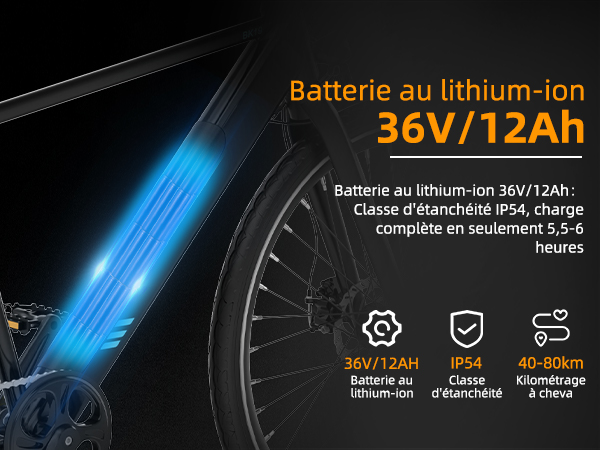 Vélo électrique CITY ROAD 26'' Eza - 1 097