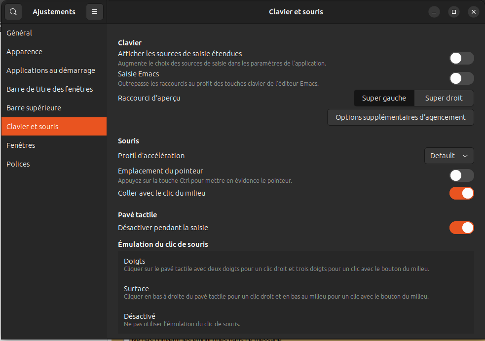 2 - Clavier et Souris