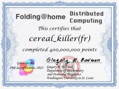 certifs plieurs - cereal_killer(fr) certif=400Mpts