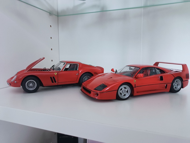 Ferrari 250 GTO - [Italeri] - 1/24 / Ferrari F40 - [Tamiya] - 1/24 / Lotus Super 7 - [Tamiya] - 1/24 23102411023226623918286677