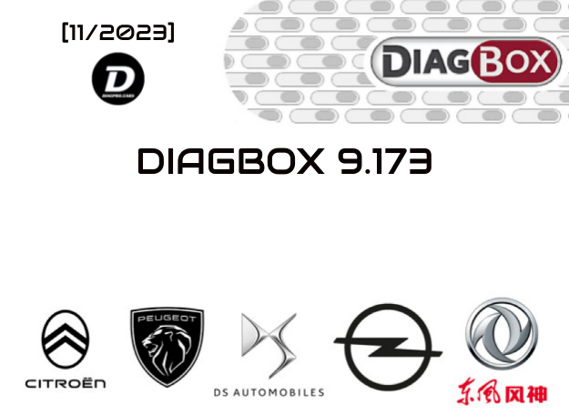 Diagbox 9.173 Release 11/2023 - MHH AUTO - Page 1