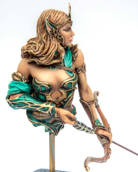 Céledriel l'archère elfe - buste 23111302011614703418300274