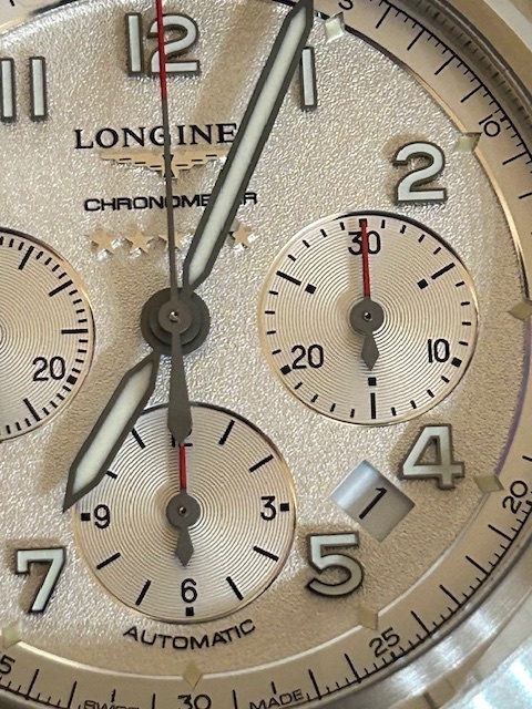 Problème aiguille compteur minutes Chrono Longines Spirit 23120708422312050918315520