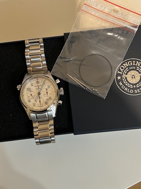 Problème aiguille compteur minutes Chrono Longines Spirit 23120708422412050918315521