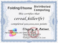 certifs plieurs - cereal_killer(fr) certif=900Mpts