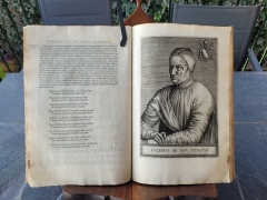 LIVRE ANCIEN in-folio XVIme 1586  louanges et portraits des 27 grands pontifes.......... - 20240113_161910