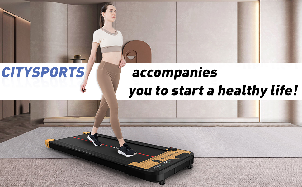 Citysports Tapis De Course Tapis De Marche L'écran Lcd, Accoudoir Pliable Wp3 à Prix