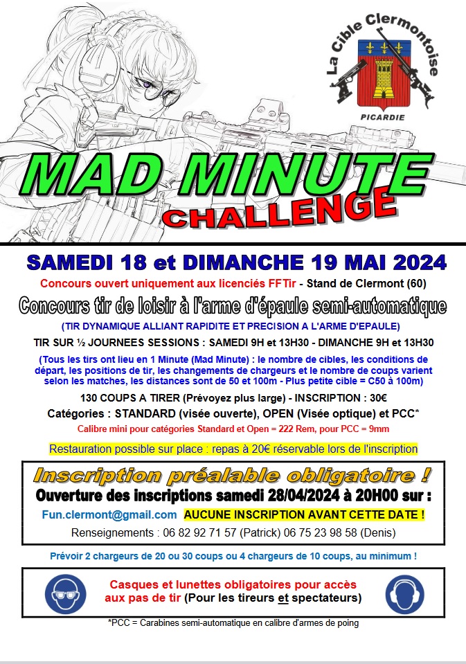 Affiche Mad Minute 2024 