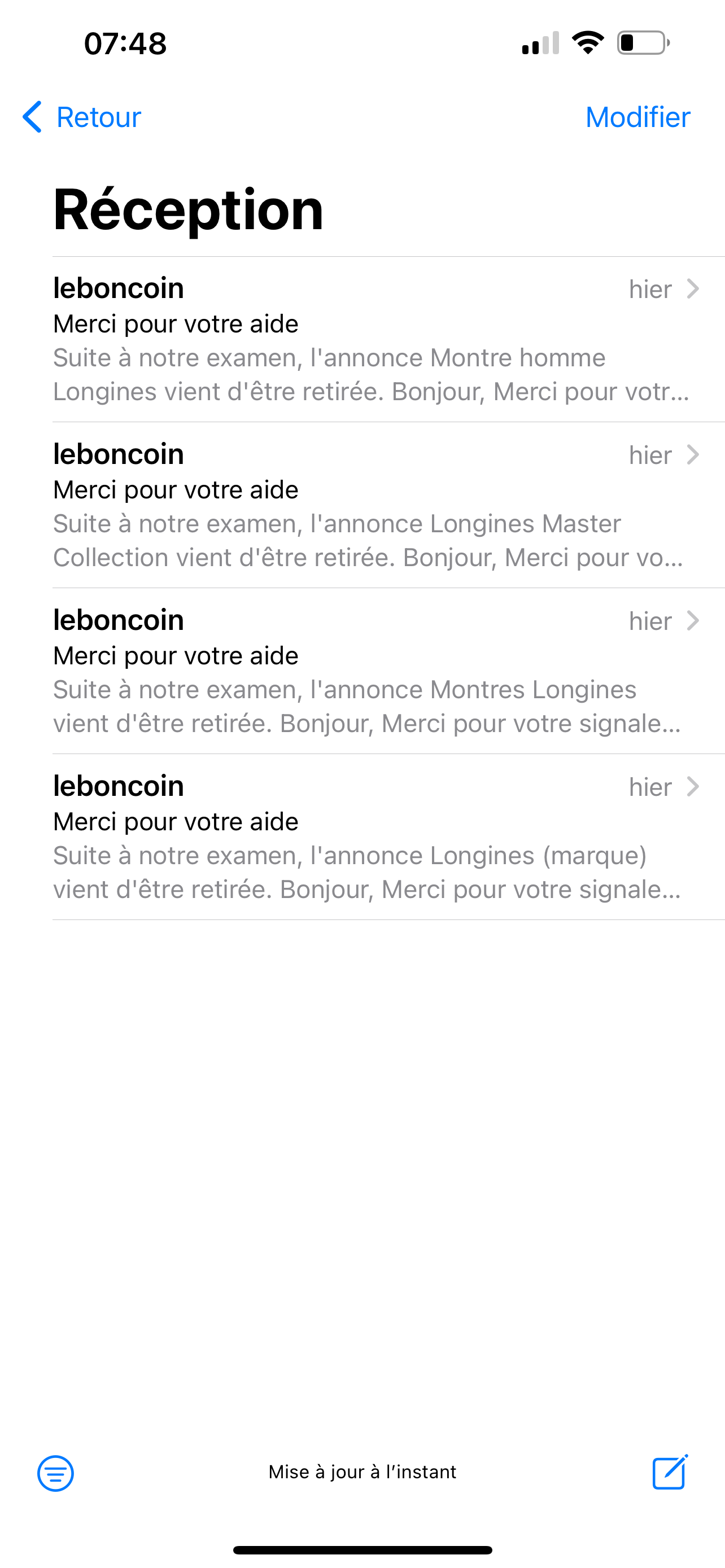 Annonces frauduleuses d'Afrique sur LBC 24031810130412050918374395